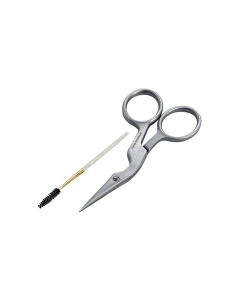 Tweezerman Stainless Steel Wenkbrauwschaar Met Borstel