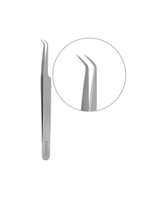 Nanolash eyelash tweezers L shape