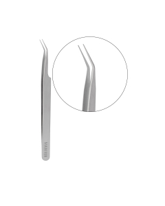 Nanolash eyelash tweezers curved