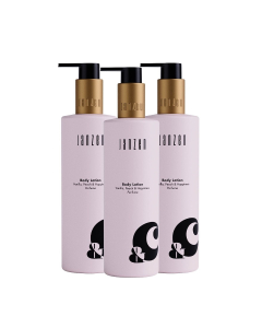 Janzen Body Lotion &C Vanilla Peach & Happiness 3-pack