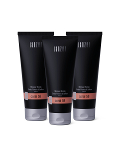 Janzen Shower Scrub Coral 58 3-pack - 3x200ml
