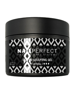 NailPerfect LED/UV Sculpting Gel Crystal I - 45gr