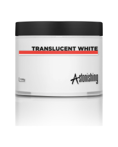Astonishing Gelosophy Acrylic Powder Translucent White 100g