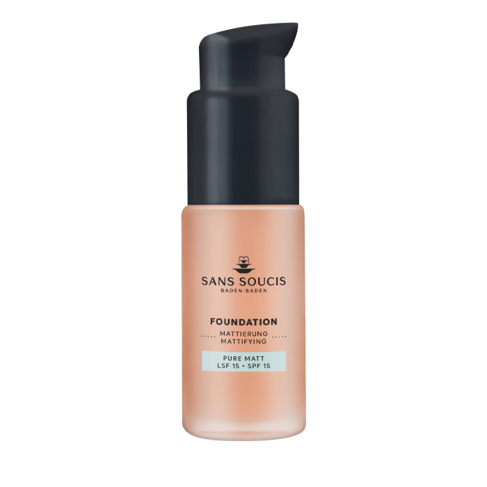 Sans Soucis Pure Matt Foundation SPF15 30 Natural Rosé - 30ml
