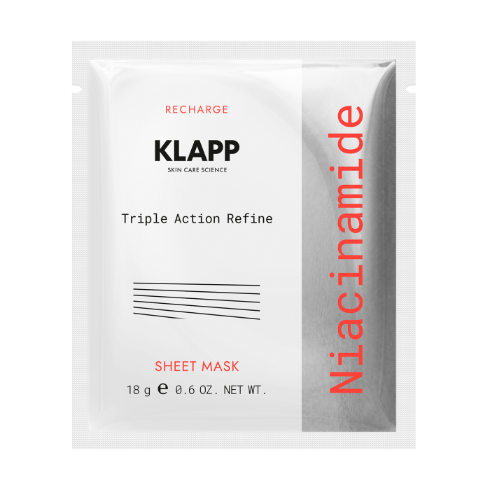 KLAPP Triple Action Refine - Niacinamide Sheet Mask
