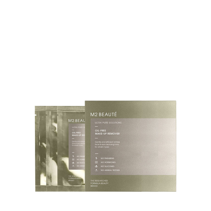 M2 Beauté Oil-Free Make-Up Remover Sachets 7 Pcs