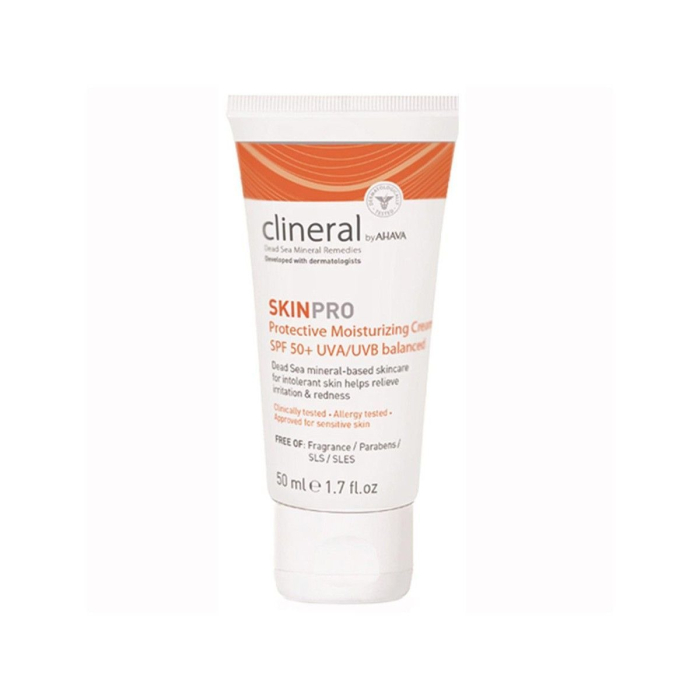 AHAVA Clineral SKINPRO Protecting Moisturizing Cream SPF 50+ UVA/UVB Balanced