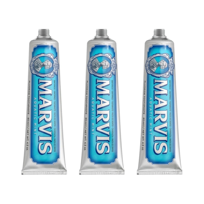 Marvis Toothpaste Aquatic Mint 85ml - 3-Pack