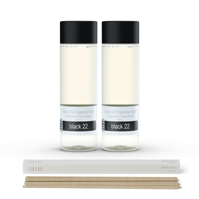 Janzen Home Fragrance Refill Black 22 2-pack - 2x200ml