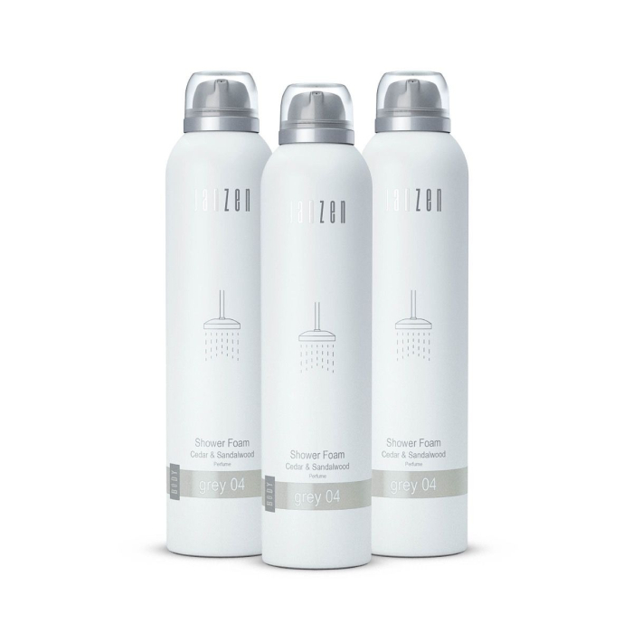 Janzen Shower Foam Grey 04 3-Pack - 3x200ml