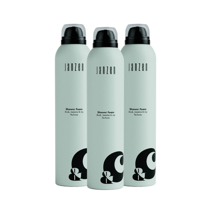 Janzen Shower Foam &C Musk Jasmine & Joy 3-pack - 3x200ml
