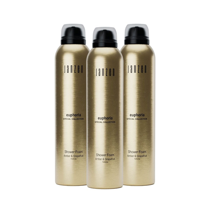 Janzen Shower Foam Euphoria 3-pack - 3x200ml