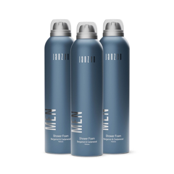 Janzen Shower Foam For Men 3-pack - 3x200ml