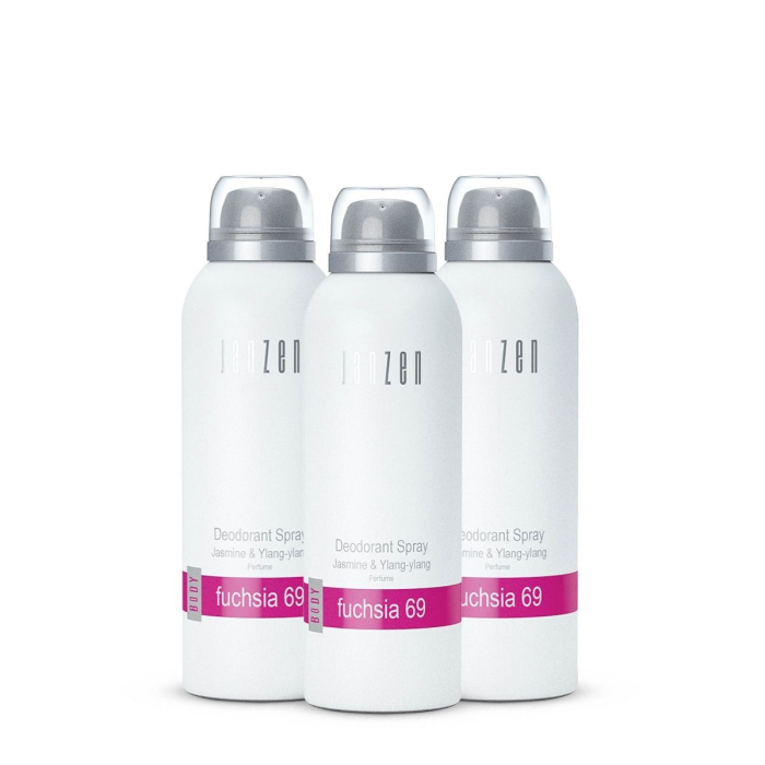 Janzen Deodorant Spray Fuchsia 69 3-pack - 3x150ml