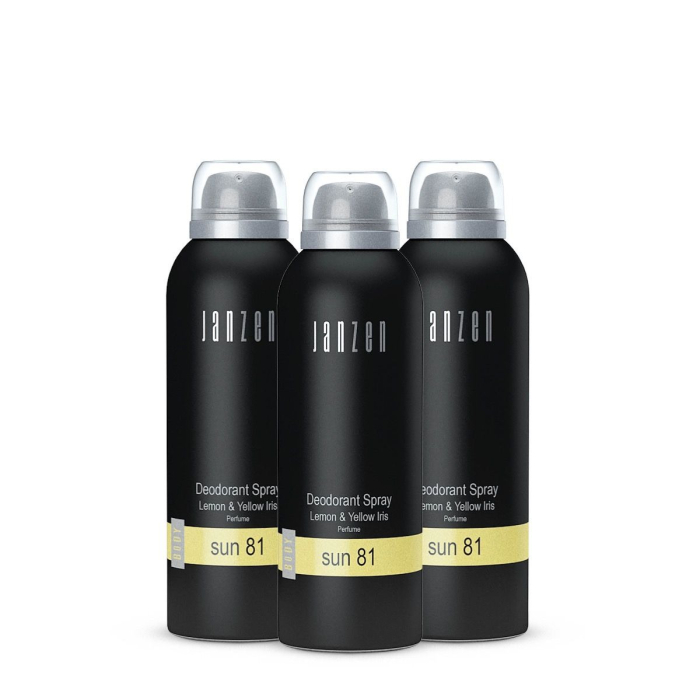 Janzen Deodorant Spray Sun 81 3-pack - 3x150ml