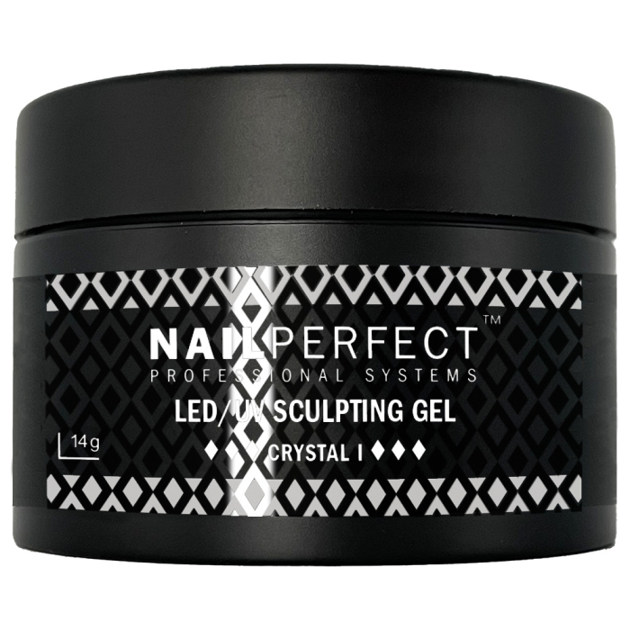 NailPerfect LED/UV Sculpting Gel Crystal I - 14gr