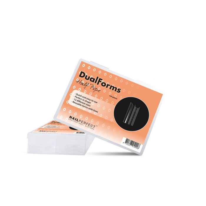 NailPerfect Dual Forms Half Pipe - 120 sztuk