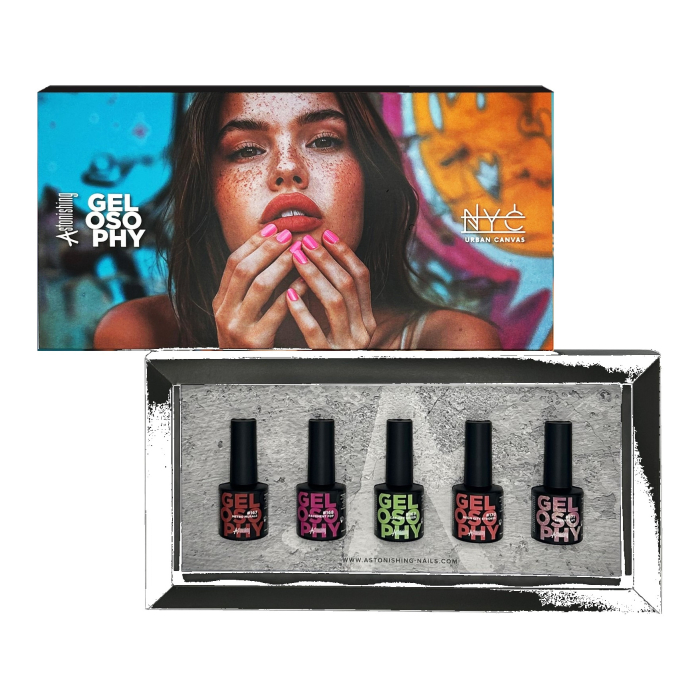Astonishing Gelosophy NYC Urban Canvas Collection Kit - 5 szt