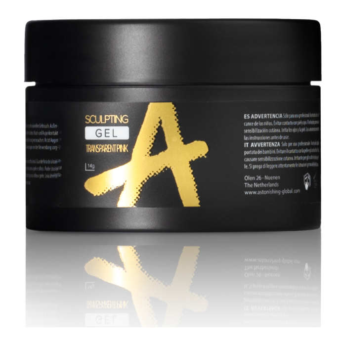 Astonishing Gelosophy Sculpting Gel Transparent Pink - 14g