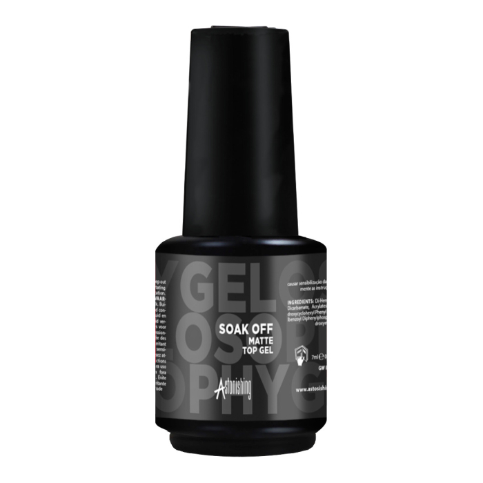 Astonishing Gelosophy Soak Off Matte Top Gel - 15ml