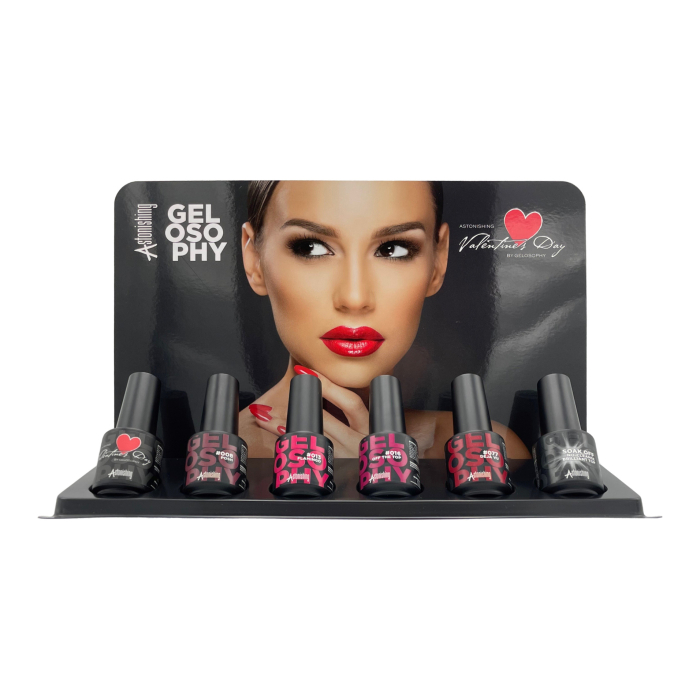Astonishing Gelosophy Valentine's Day Display - 6 szt