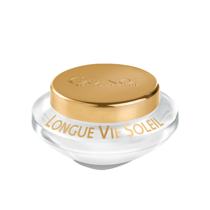 Guinot Longue Vie Soleil Visage Crème Jeunesse Avant Et Après Soleil Visage