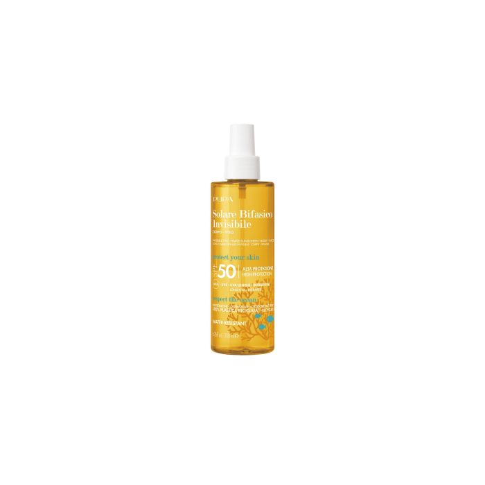 Pupa Multifunction Invisible Two-Phase Sunscreen Spf 50 200ml