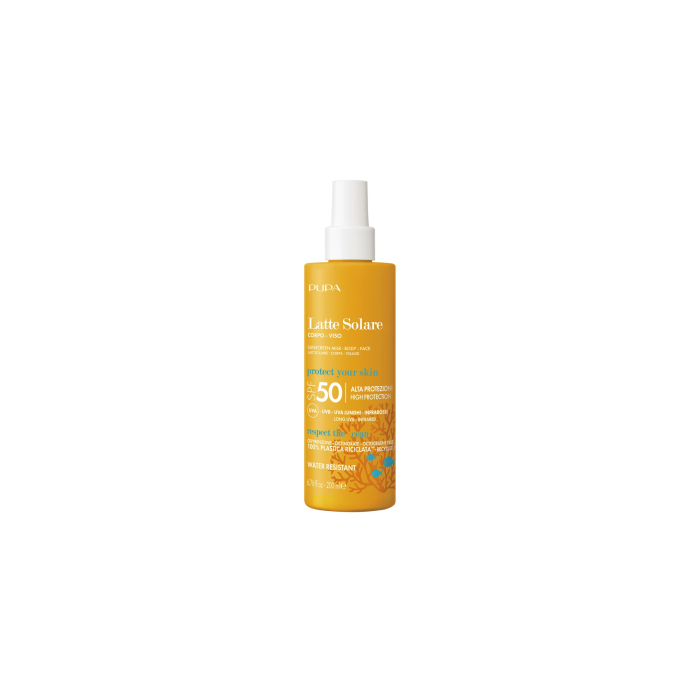 Pupa Sunscreen Milk Spf50 Body - Face - 200ml