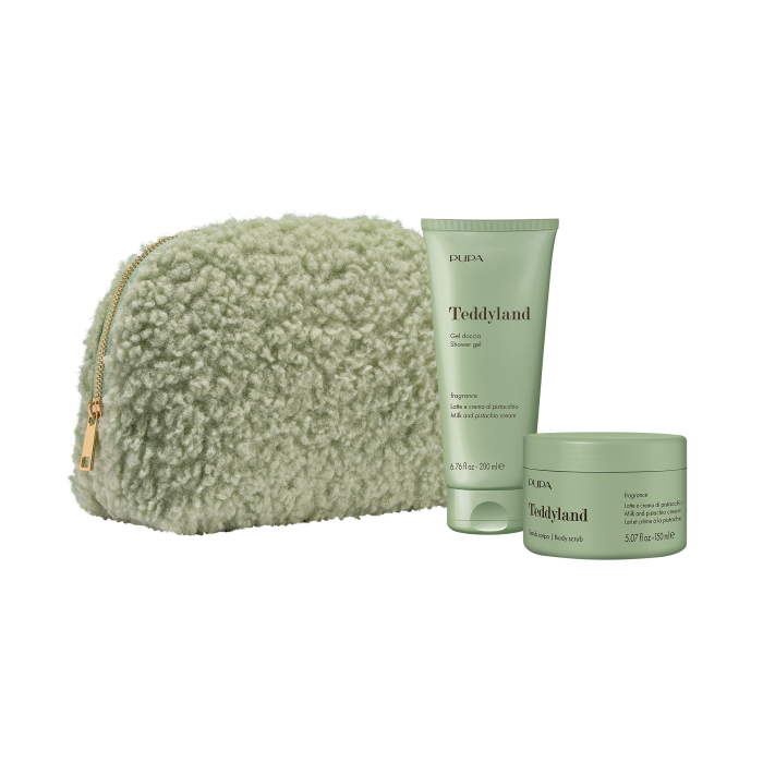 Pupa Teddyland Showergel + Body Scrub 005 Milk and Pistachio Cream - 200 + 150ml
