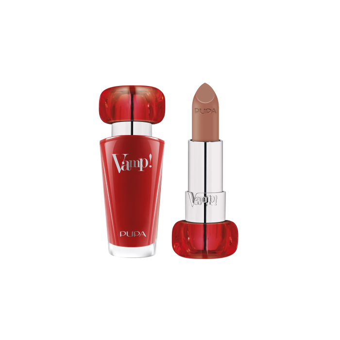 Pupa Vamp! Extreme Colour Lipstick 105 - Light Chestnut - 3.5g