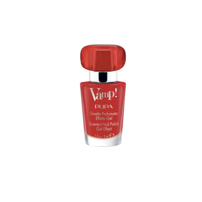 Pupa Vamp! Scented Nail Polish 202 Carnal Red - 9ml